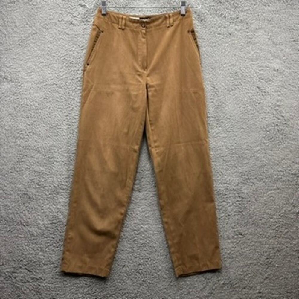 Jamie Sadock Women's Size 4 Brown Full‎ Length Pants Two Pockets Soft Golf Style